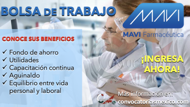 ¡CONSULTA AHORA! Y NO PIERDAS LA OPORTUNIDAD DE TRABAJAR EN “MAVI FARMACÉUTICA”