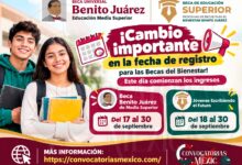 ¡Cambio importante en la fecha de registro para las Becas del Bienestar! Este día comienza los ingresos