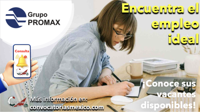 ¡Conoce las múltiples ofertas de empleo que “Promax” tiene para ti!