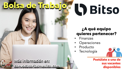 ¡Conseguir empleo nunca fue tan fácil! Conoce la bolsa de trabajo de “BITSO” y postúlate a una de sus vacantes disponibles
