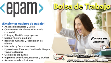 ¡Consigue empleo! Consulta la bolsa de trabajo de “EPAM Systems” y postúlate a una de sus múltiples vacantes