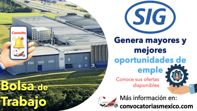 ¡Consigue empleo! Que esperas para consultar la bolsa de trabajo de “Grupo SIG” y formar parte de su equipo