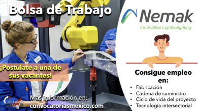 ¡Consulta ahora! Conoce la bolsa de trabajo de “Nemak” y obtén excelentes oportunidades de crecimiento