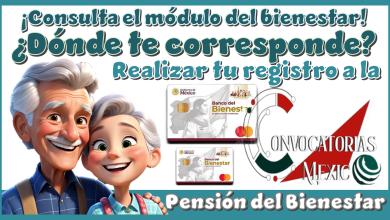 ¡Consulta el módulo del bienestar! ¿Dónde te corresponde realizar tu registro a la Pensión del Bienestar?