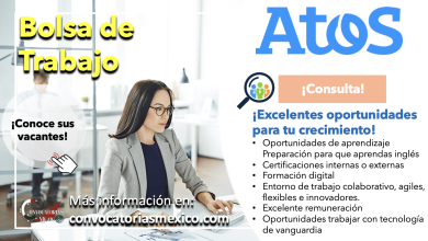 ¡Consulta la bolsa de empleo de “Atos” y consigue una oportunidad en una de las mejores empresas reconocidas para trabajar!