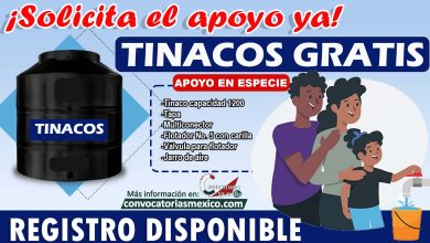¡Abren Registro! Tinacos completamente GRATIS, Solicita uno de estos; Requisitos y Documentos
