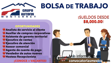 ¡DESCUBRE LAS OFERTAS DE EMPLEO DE “AUTOFIN”! Y SÉ EL PRIMERO EN POSTULARTE ¡EMPLEOS DESDE $8,000.00!