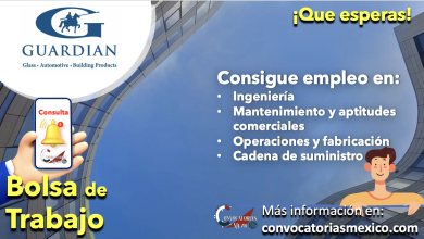 ¡Deja de buscar y encuentra empleo en “Guardian Industries”! ¡Consulta ahora!