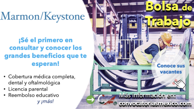 ¡Deja de perder el tiempo! Consulta ahora la bolsa de trabajo de “Marmon/Keystone” y consigue empleo