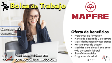 ¡Descubre las múltiples oportunidades que “MAPFRE” tiene para ti! Consulta su bolsa de trabajo y forma parte de su gran equipo