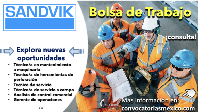 ¡Descubre nuevas oportunidades! Conoce la bolsa de trabajo de “SANDVIK” y consigue empleo