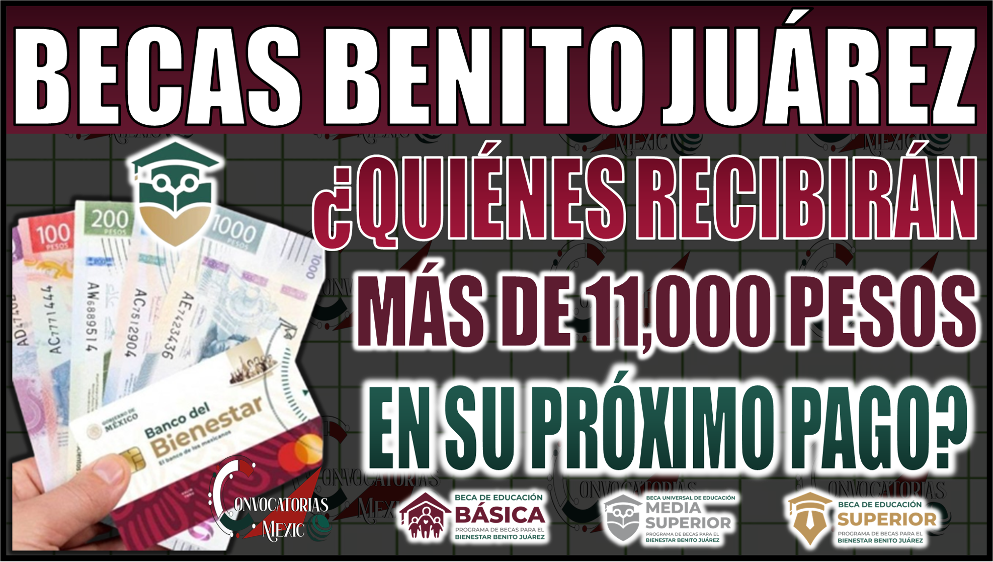 ¡Descubre quiénes recibirán más de 11 mil pesos en su próximo pago de la Beca Benito Juárez!