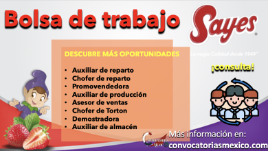 ¡ESTÁN CONTRATANDO! CONOCE LAS OFERTAS DE TRABAJO DE “SAYES”, POSTULATE Y CONSIGUE EMPLEO