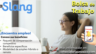 ¡Empleos disponibles! Consulta la bolsa de trabajo de “Slang” y súmate a su gran equipo