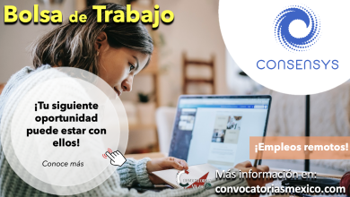¡Empleos remotos! Conoce las oportunidades que “ConsenSys” tiene para ti y se parte de su equipo