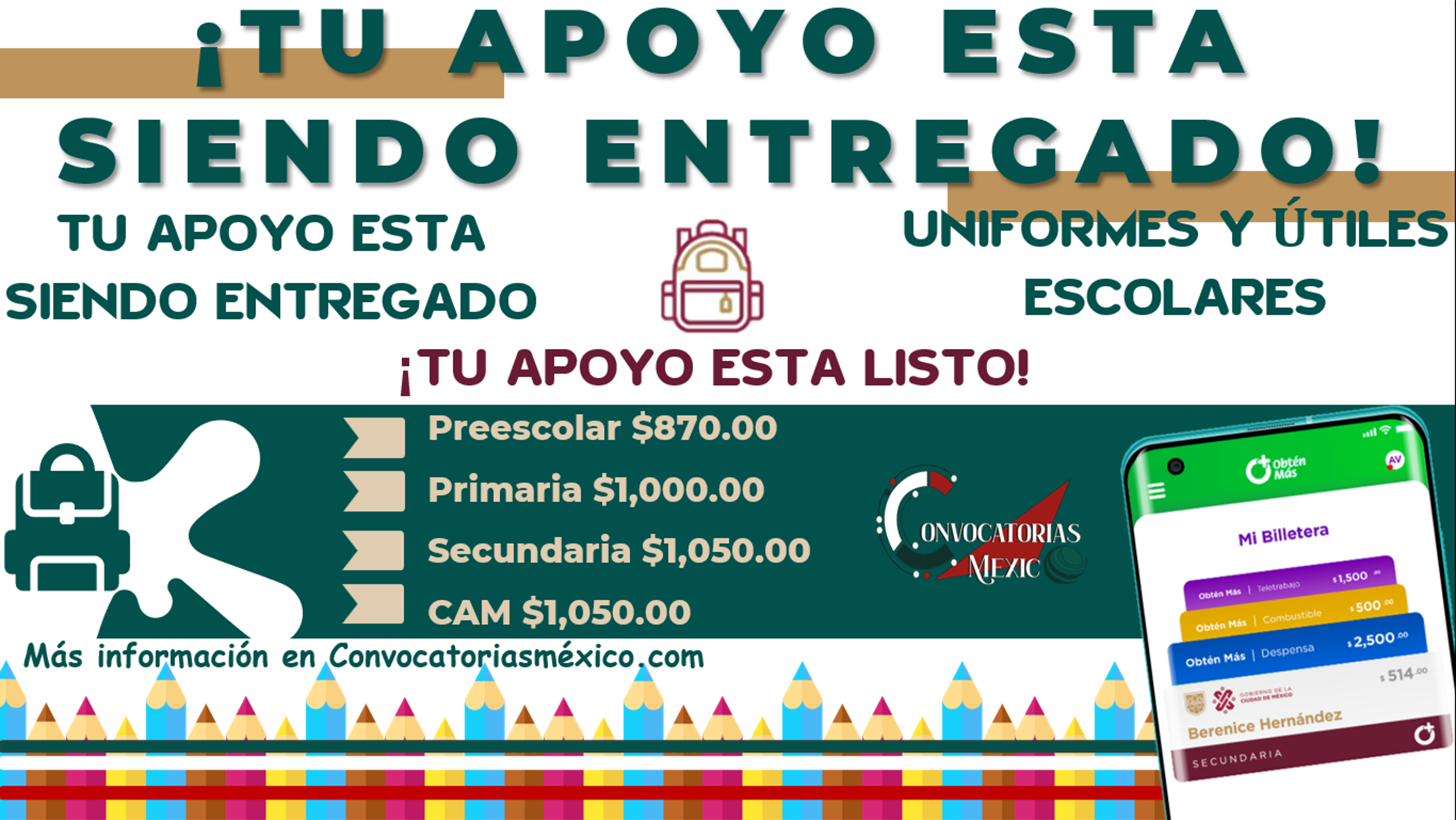 ¡En hora buena Tu apoyo esta siendo entregado Beca Bienestar Para Ninas y Ninos 2022 2023