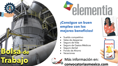 ¡Encuentra el empleo ideal! Consulta las ofertas de trabajo que “Elementia Materiales” tiene disponibles