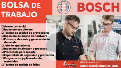 ¡Encuentra el empleo ideal! ¡Qué esperas para consultar la bolsa de trabajo de “Bosch”!