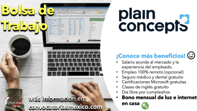 ¡Encuentra empleo! Conoce la bolsa de trabajo de “Plain Concepts” y súmate a uno de los mejores equipos del sector