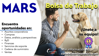 ¡Encuentra empleo! Consulta la bolsa de trabajo de “MARS” y descubre su múltiple oferta de oportunidades y beneficios