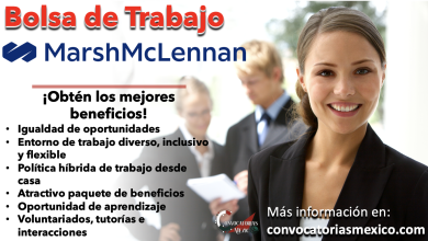¡Encuentra más oportunidades en “Marsh McLennan”! Consulta su bolsa de trabajo y postúlate a una de sus vacantes disponibles