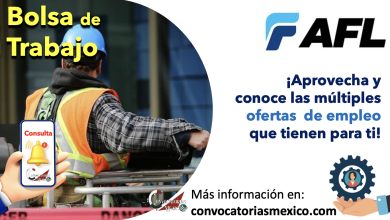 ¡Encuentra nuevas oportunidades de trabajo en “AFL”! Consulta y postúlate a una de sus vacantes