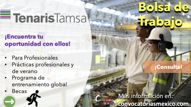 ¡Es muy sencillo! Solo tienes que consultar la bolsa de trabajo de “TenarisTamsa” para conocer las oportunidades que tienen para ti