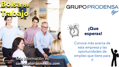 ¡Esta es tu oportunidad! Consulta la bolsa de trabajo de “Prodensa” y forma parte de una gran empresa