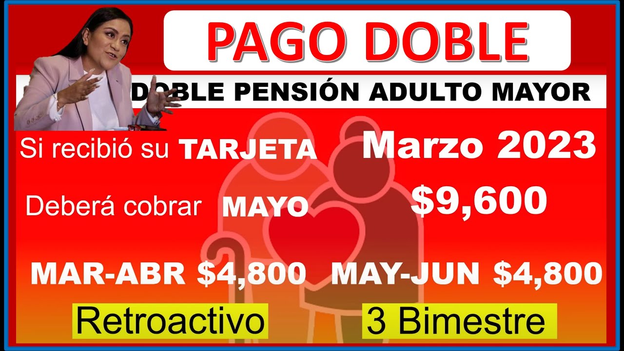 ¡Excelente Aviso Bienestar! Pago DOBLE 2 bimestres en mayo Pensión Bienestar Adultos Mayores