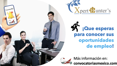 ¡Excelente opción! Conoce las ofertas de empleo que “XPERT HUNTERS MÉXICO” tiene para ti