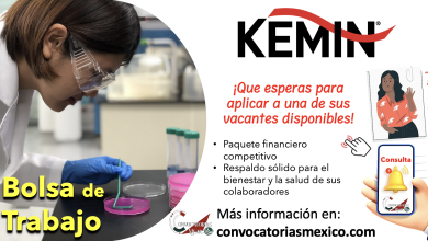 ¡Excelente paquete de beneficios! ¡Conoce y aplica a una de las vacantes disponibles que “Kemin Industries” tiene disponibles!