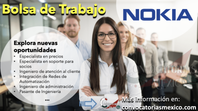 ¡Excelentes oportunidades! Consulta la bolsa de trabajo de “NOKIA” y encuentra el trabajo de tu sueños