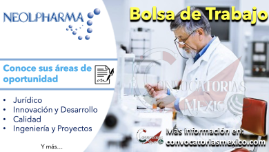 ¡Excelentes sueldos! Conoce la bolsa de trabajo de “Neolpharma” y súmate a su equipo