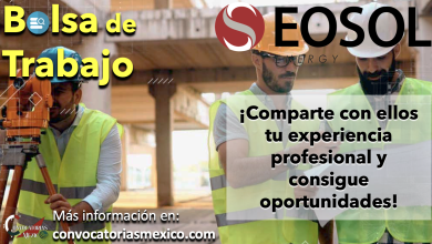 ¡Explora nuevas opciones! Conoce la bolsa de trabajo de “EOSOL” y forma parte de su equipo