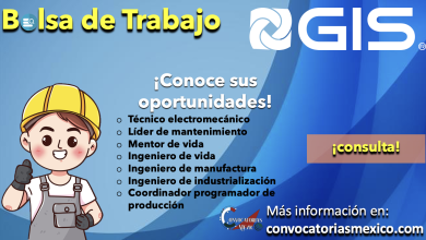 ¡Forma parte del equipo de “GIS”! Consulta su bolsa de trabajo y descubre las oportunidades laborales que tienen para ti