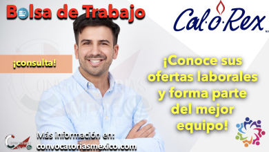 ¡Forma parte del equipo de trabajo de “Calorex”! Conoce las oportunidades que tienen para ti