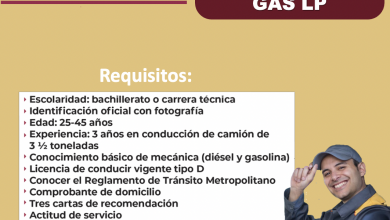 ¡Gas Bienestar te invita a trabajar con ellos! Como Chofer repartidor de gas LP