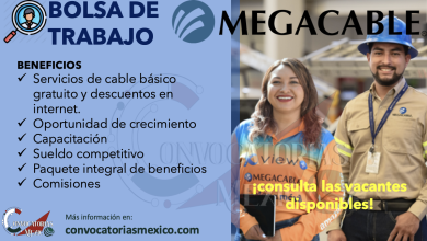 ¡HABLEMOS DE OPORTUNIDADES! CONOCE LA BOLSA DE TRABAJO DE “MEGACABLE”