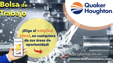 ¡Horarios flexibles! Conoce más acerca de las ofertas de trabajo que “Quaker Houghton” tiene disponibles para ti y se parte de una comunidad global