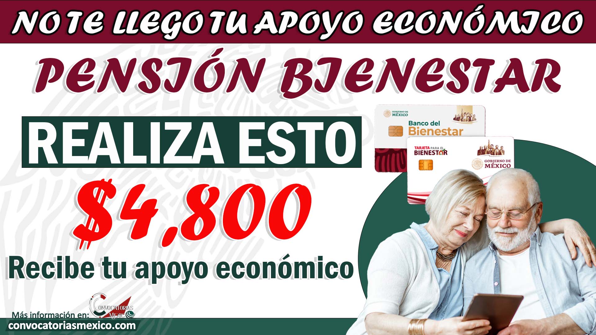Tomen Nota Adultos Mayores ¿No te llego la Pensión del Bienestar? ¡Realiza esto!