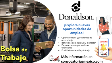 ¡Increíbles ofertas de trabajo en “Donaldson”! ¡Consulta ahora y aplica a una de sus vacantes!