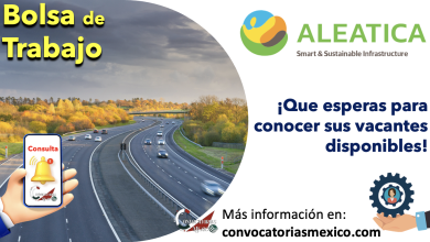 ¡Increíbles oportunidades! Consulta las vacantes disponibles de “Aleatica” y postúlate
