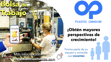 ¡La oportunidad que estabas esperando! Consulta la bolsa de trabajo de “Plastic Omnium” y comienza a obtener mejores beneficios