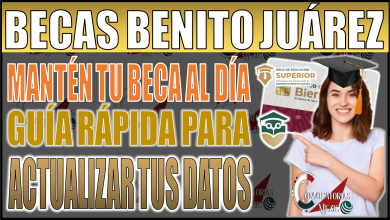 ¡Mantén tu beca al día! Guía rápida para actualizar tus datos de la Beca Benito Juárez