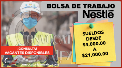 ¡Más de 3,000 mil empleos! Encuentra el mejor para ti, en la bolsa de trabajo de NESTLÉ