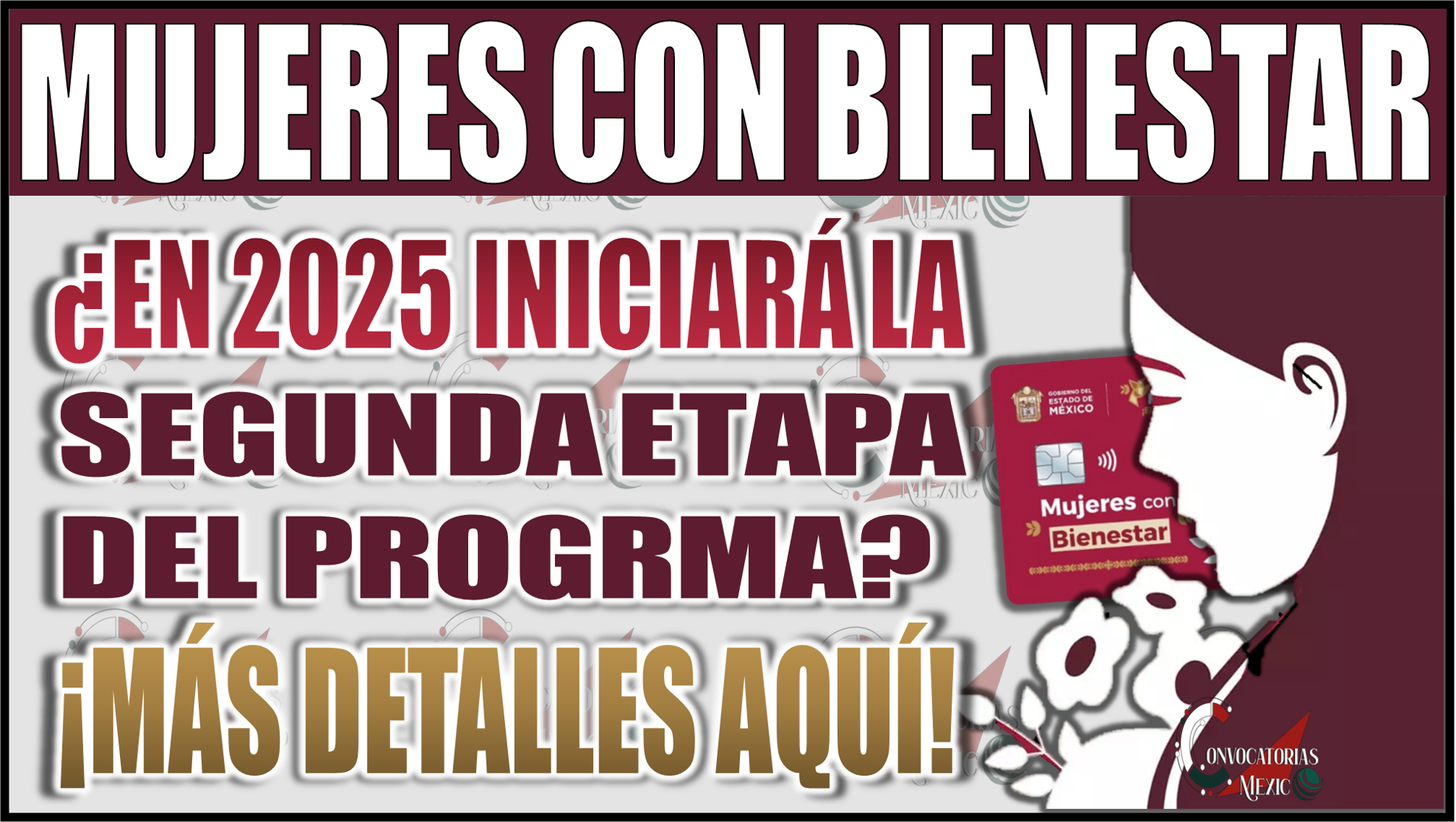 ¡Mujeres con Bienestar EDOMEX inicia su segunda etapa en enero 2025! ¡Más detalles aquí!