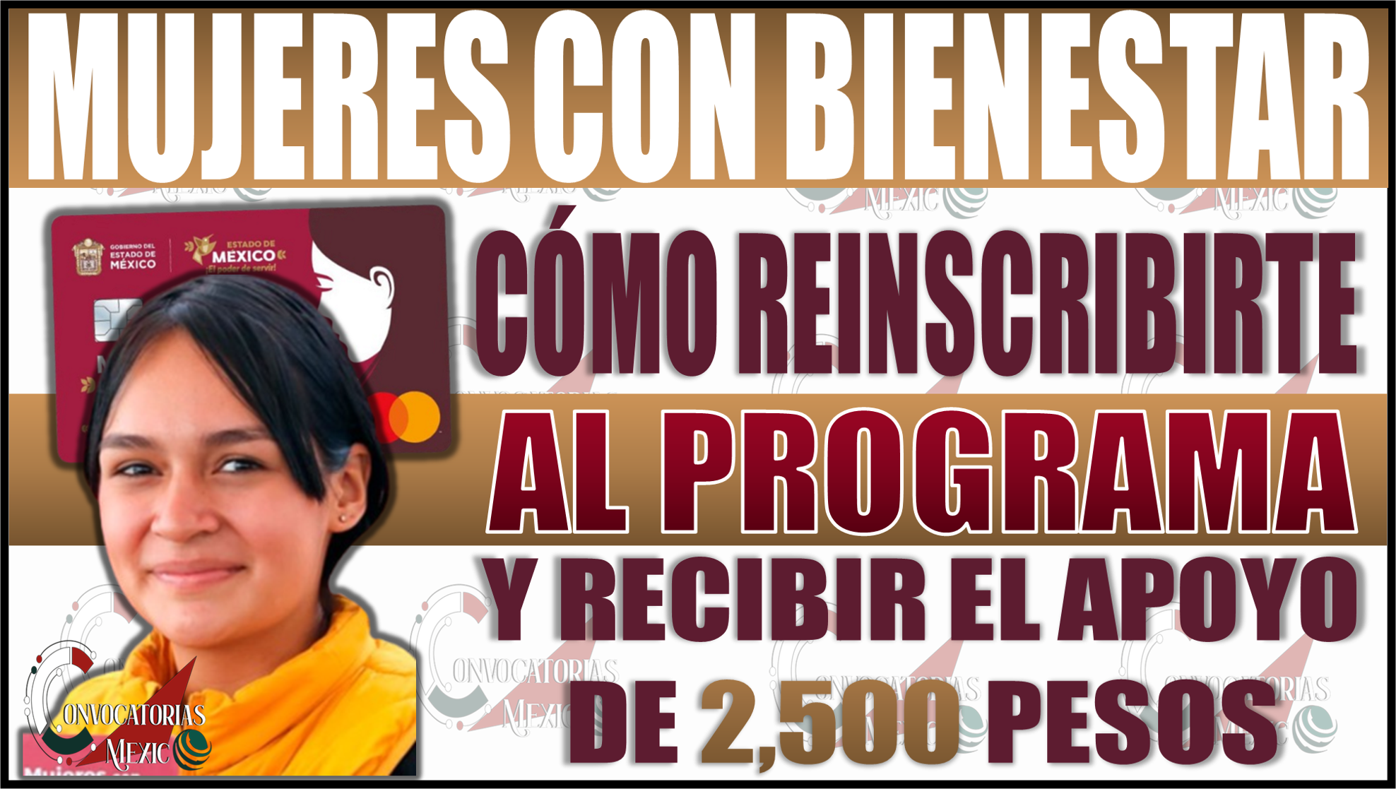 ¡Mujeres del Edomex! Conoce cómo reinscribirte al programa Mujeres con Bienestar y recibe $2,500 en 2025