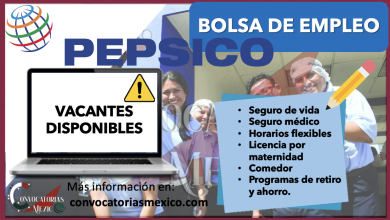 ¡NO BUSQUES MÁS! Encuentra vacantes disponibles en la bolsa de trabajo de PEPSICO