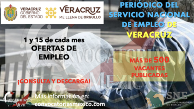 ¡NO BUSQUES MÁS! ¡CONSULTA CADA QUINCENA LAS OFERTAS DE EMPLEO DEL PERIÓDICO DEL SNE DE VERACRUZ!