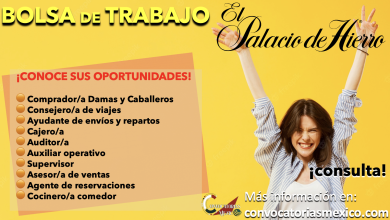¡NO DESAPROVECHES ESTA OPORTUNIDAD! CONSULTA LA BOLSA DE TRABAJO DE “PALACIO DE HIERRO” Y CONSIGUE EMPLEO